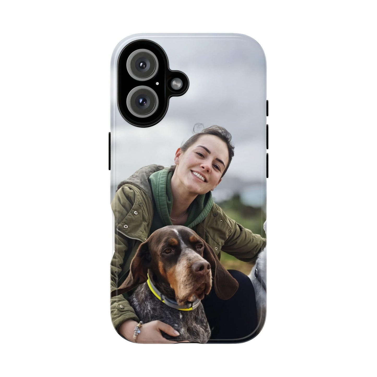 Custom Tough Phone Case, Personalized Pet Photo Case, Durable Dog Lover Gift, Unique Phone Accessory, Ideal for Pet Owners