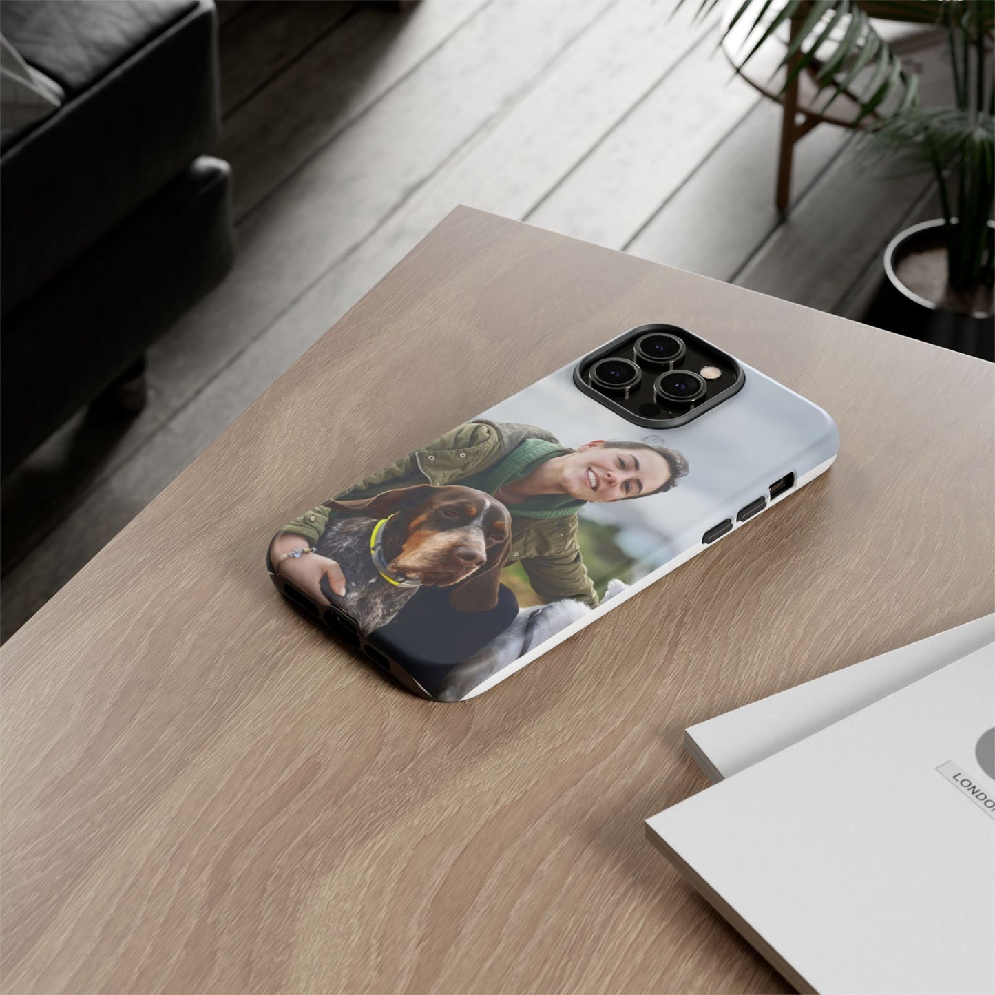 Custom Tough Phone Case, Personalized Pet Photo Case, Durable Dog Lover Gift, Unique Phone Accessory, Ideal for Pet Owners