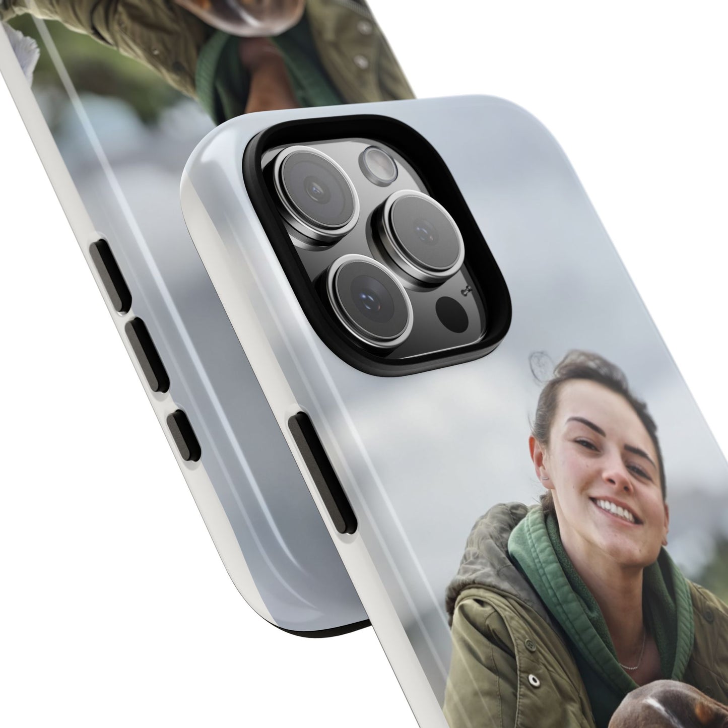 Custom Tough Phone Case, Personalized Pet Photo Case, Durable Dog Lover Gift, Unique Phone Accessory, Ideal for Pet Owners