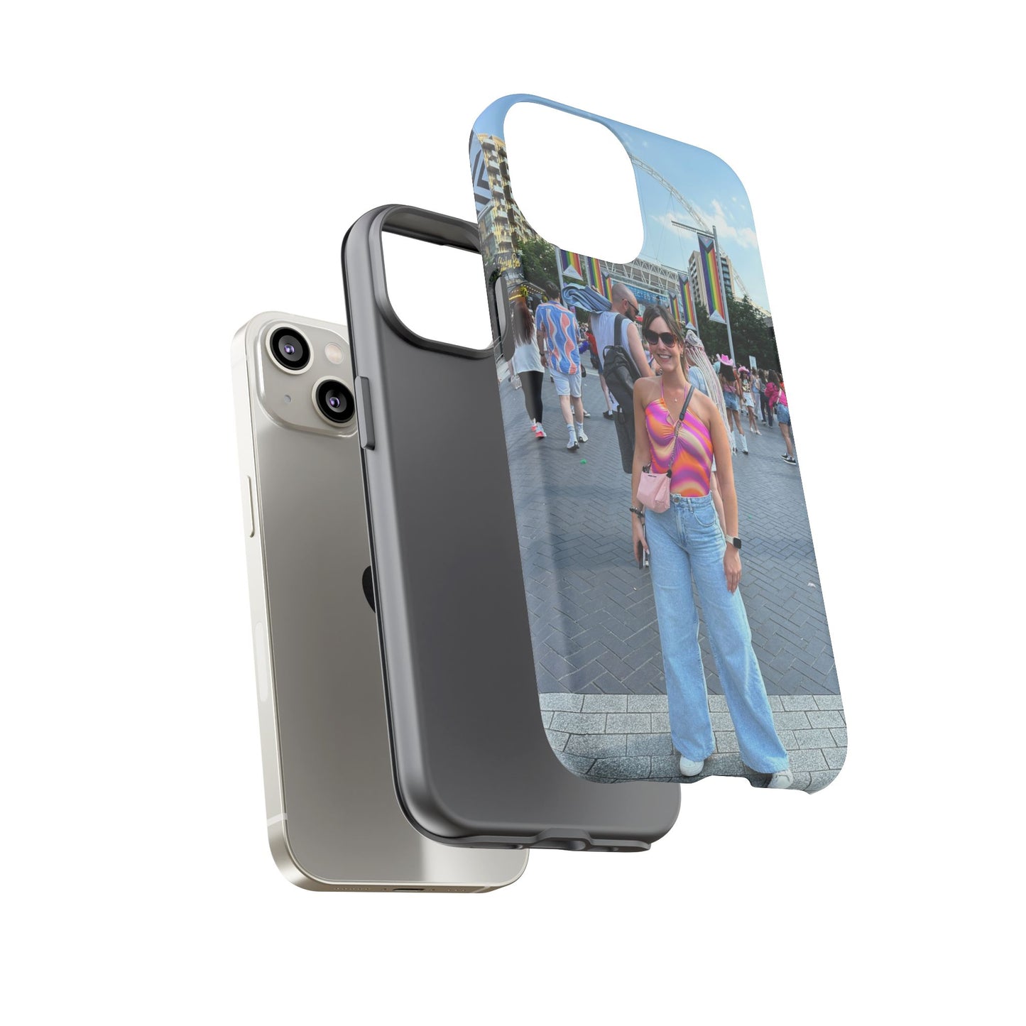 Colorful Phone Case, Vibrant iPhone Cover, Perfect for Summer Festivals, Gift for Music Lovers, Trendy Phone Accessory, Customizable Design