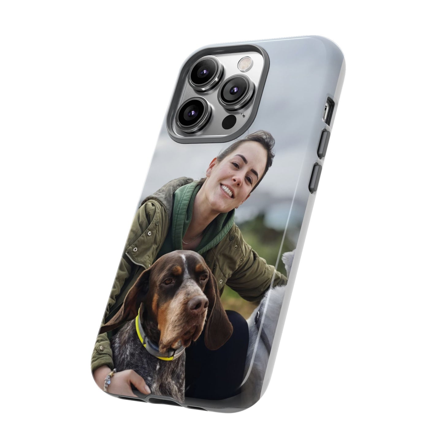 Custom Tough Phone Case, Personalized Pet Photo Case, Durable Dog Lover Gift, Unique Phone Accessory, Ideal for Pet Owners