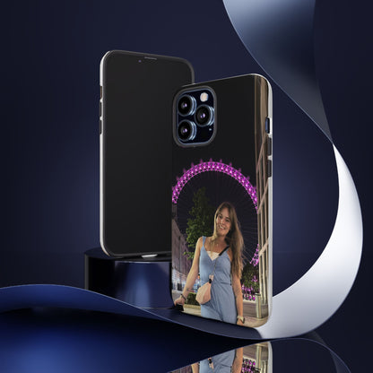 Personalized Phone Case with London Eye Design, Gifts for Her, Custom Cases