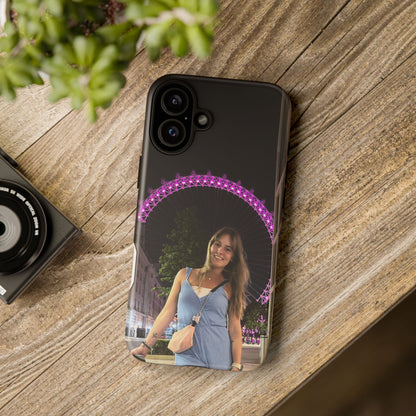 Personalized Phone Case with London Eye Design, Gifts for Her, Custom Cases
