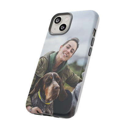 Custom Tough Phone Case, Personalized Pet Photo Case, Durable Dog Lover Gift, Unique Phone Accessory, Ideal for Pet Owners