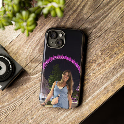 Personalized Phone Case with London Eye Design, Gifts for Her, Custom Cases