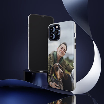 Custom Tough Phone Case, Personalized Pet Photo Case, Durable Dog Lover Gift, Unique Phone Accessory, Ideal for Pet Owners