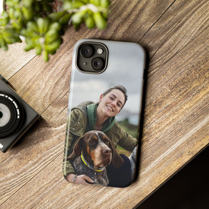 Custom Tough Phone Case, Personalized Pet Photo Case, Durable Dog Lover Gift, Unique Phone Accessory, Ideal for Pet Owners