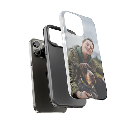 Custom Tough Phone Case, Personalized Pet Photo Case, Durable Dog Lover Gift, Unique Phone Accessory, Ideal for Pet Owners
