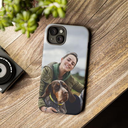 Custom Tough Phone Case, Personalized Pet Photo Case, Durable Dog Lover Gift, Unique Phone Accessory, Ideal for Pet Owners