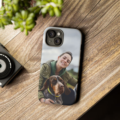 Custom Tough Phone Case, Personalized Pet Photo Case, Durable Dog Lover Gift, Unique Phone Accessory, Ideal for Pet Owners
