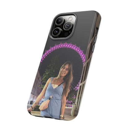 Personalized Phone Case with London Eye Design, Gifts for Her, Custom Cases