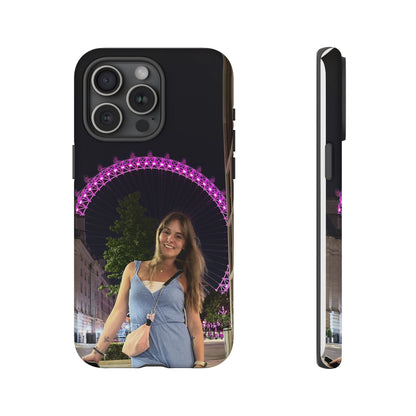 Personalized Phone Case with London Eye Design, Gifts for Her, Custom Cases