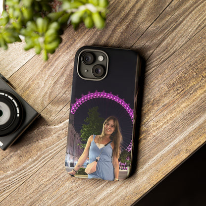 Personalized Phone Case with London Eye Design, Gifts for Her, Custom Cases