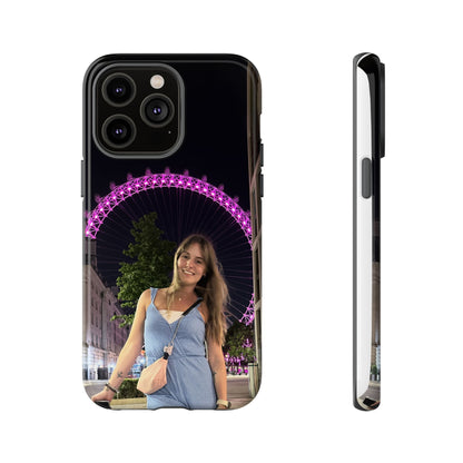 Personalized Phone Case with London Eye Design, Gifts for Her, Custom Cases