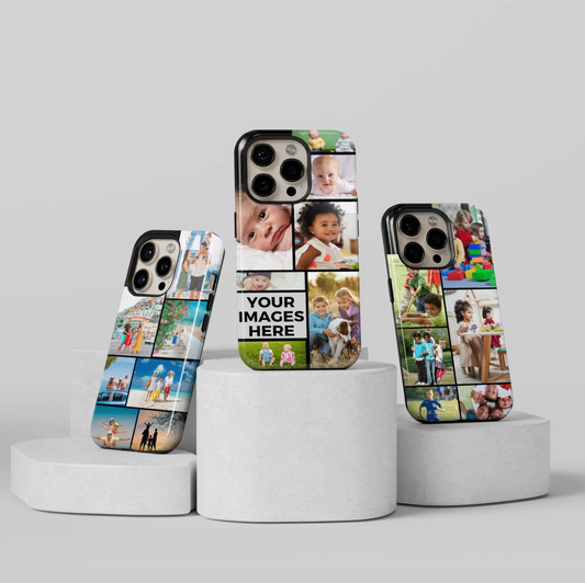 Custom collage iPhone Case, Personalized Phone case,  Personalized Couple Photo, Anniversary Gift
